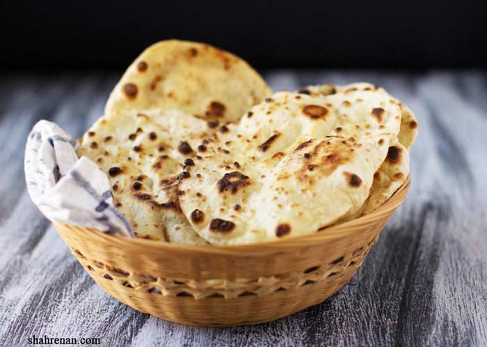 طرز تهیه نان چاپاتی هندی (نان تابه ای)